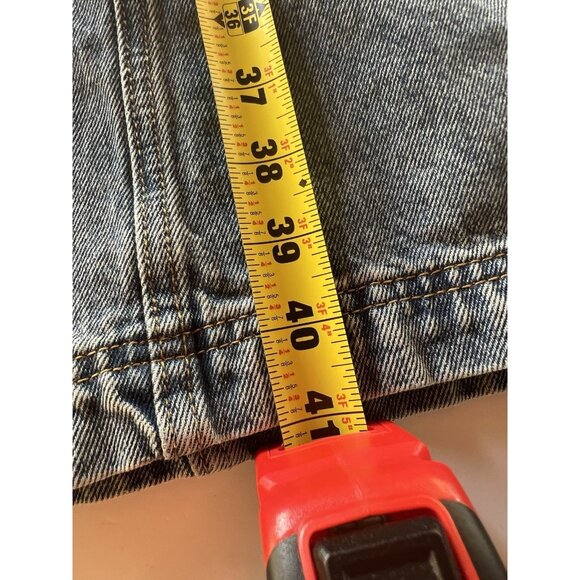 FEAR BARWELLS barrel retro hipster streetwear blue jeans 30x28 baggy loungewear - Picture 11 of 12